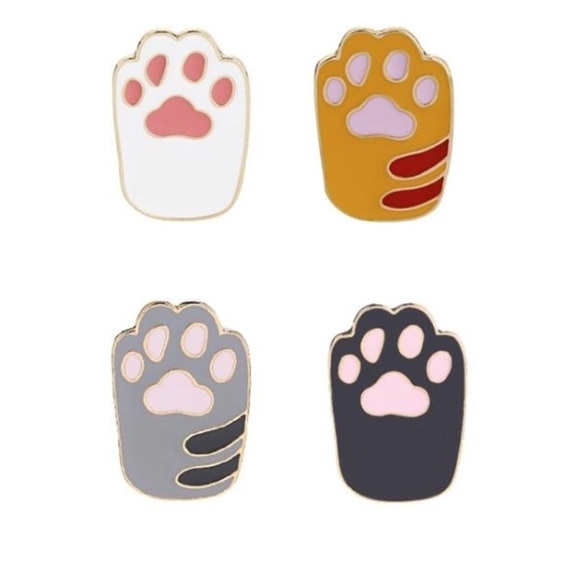[3 for $6] Kitty Paw Pin - Picture 3 of 8
